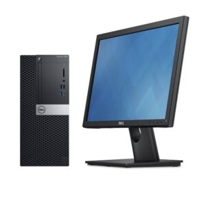 Dell Optiplex 3060 Mini Tower Series Core i5 8th Gen 04GB 1TB Hard Drive INTEL H370 Chipset FEDORA With DELL E1916H 18.5 inch LED 3 Years Local Warranty